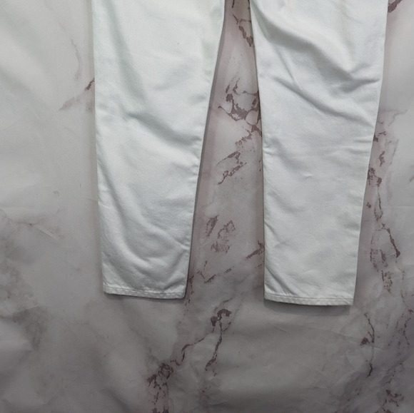 Everlane Jeans Button Fly 90s Cheeky Straight Leg High Rise White Bone Reg - Picture 8 of 13